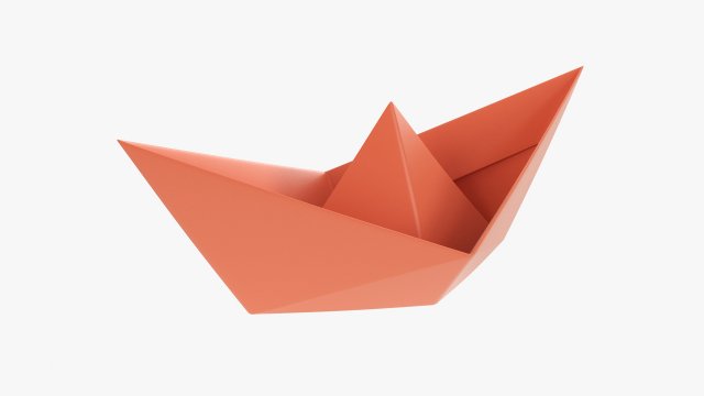 Paper Ship 3D मॉडल .c4d .max .obj .3ds .fbx .stl .blend 