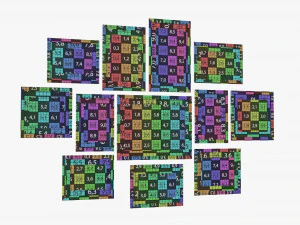 Photo Frame Set 01 3D Model