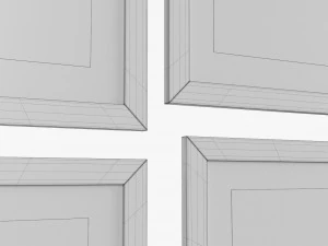 Photo Frame Set 02 3D Model