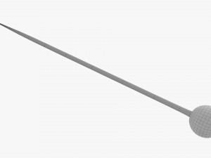 Pin Metal Modello 3D