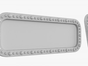 Retro Light Frame Set 3D Model