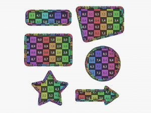 Retro Light Frame Set 3D Model