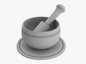 Tigela de canto tibetana Modelo 3D