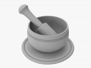 Tigela de canto tibetana Modelo 3D