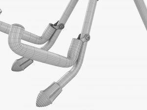 Violin Ukulele Stand 3D Model