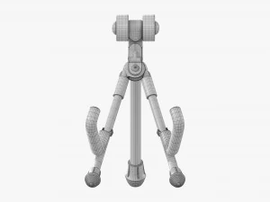Violin Ukulele Stand 3D Model