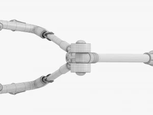 Violin Ukulele Stand 3D Model