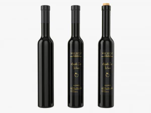 Мокап бутылки вина 17 3D Модель