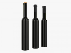 Wine Bottle Mockup 17 3D Model