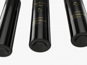 Wine Bottle Mockup 17 3D Model