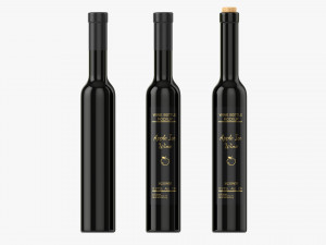 Wine Bottle Mockup 17 3D Model