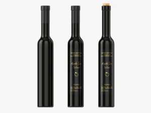Wine Bottle Mockup 17 3D Model