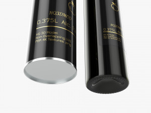 Wine Bottle Mockup 17 Tin Tube Modèle 3D