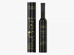 Wine Bottle Mockup 17 Tin Tube 3D Model
