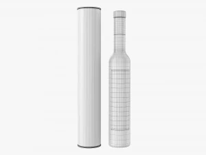 Wine Bottle Mockup 17 Tin Tube 3D Model