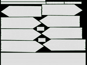 Wooden Signboards 02v2 Modelo 3D