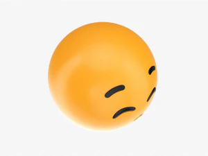 Emoji 004 Winking 3D Model