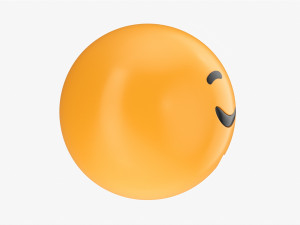 Emoji 008 Relieved 3D 模型
