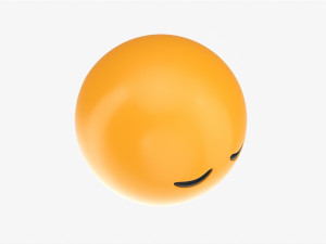Emoji 010 Disappointed Model 3D