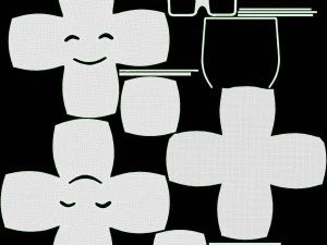 Emoji 015 Smiling With Glasses 3D Model