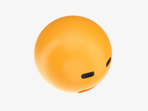Emoji 016 Expressionless 3D Модель