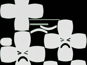 Emoji 020 Weary With Tightly Closed Eyes 3D-Modell
