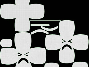 Emoji 020 Stanco con gli occhi ben chiusi Modello 3D