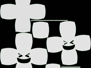 Emoji 021 White Smiling With Tears 3D Модель