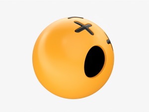 Emoji 022 Dizzy 3D Model