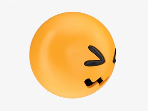 Emoji 023 Confounded 3D Model
