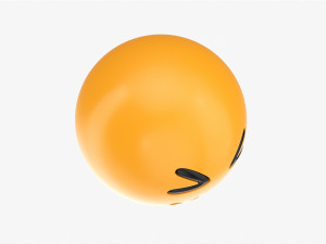 Emoji 023 Confounded Modèle 3D