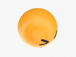 Emoji 023 Confounded 3D Model