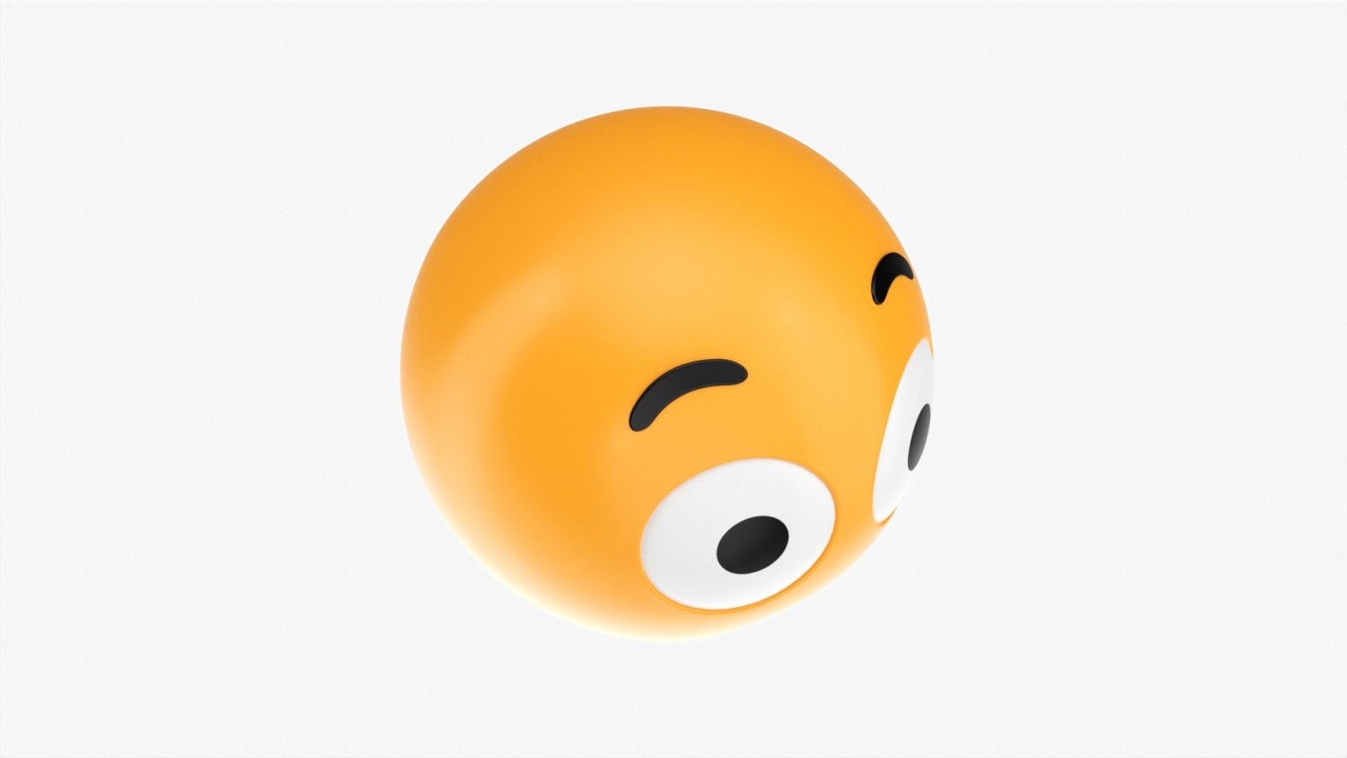 Emoji Fearful Face 3D model