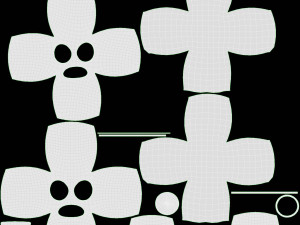 Emoji 029 Fearful With Big Eyes 3D Модель