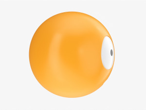 Emoji 034 Astonished With Big Eyes Modelo 3D