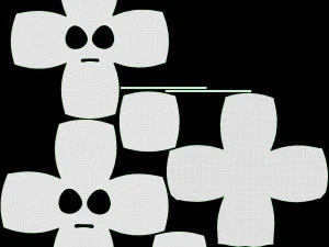 Emoji 035 Astonished With Protruding Eyes 3D Model