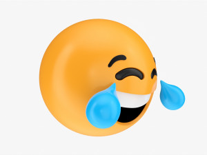 Emoji 036 Laughing With Tears Model 3D