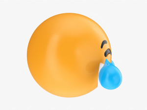 Emoji 036 Laughing With Tears Model 3D