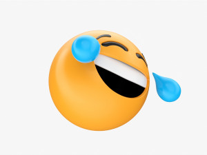 Emoji 036 Laughing With Tears Model 3D
