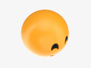 Emoji 043 Smiling With Smiling Eyes Modello 3D
