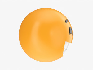 Emoji 045 Laughing With Smiling Eyes 3D Модель