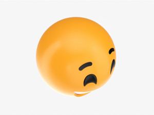 Emoji 045 Laughing With Smiling Eyes 3D Модель