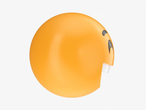 Emoji 046 Laughing With Smiling Eyes Modelo 3D