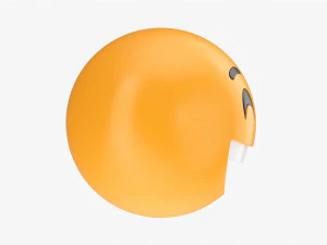 Emoji 046 Laughing With Smiling Eyes 3D Model
