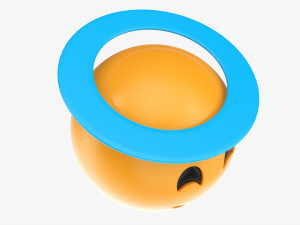 Emoji 047 Smiling With Smiling Eyes And Halo 3D मॉडल