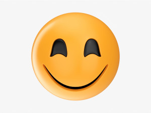 Emoji 049 Large Smiling With Smiling Eyes 3D Model
