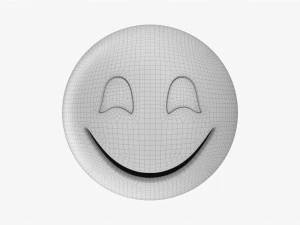 Emoji 049 Large Smiling With Smiling Eyes 3D Model