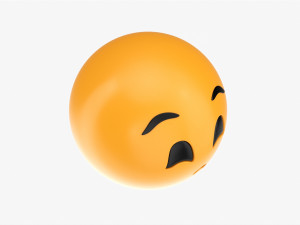 Emoji 050 Kissing With Smiling Eyes 3D-Modell