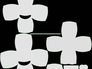 Emoji 052 Large Smiling With Heart Shaped Eyes 3D 模型
