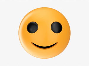 Emoji 054 Smiling 3D Model